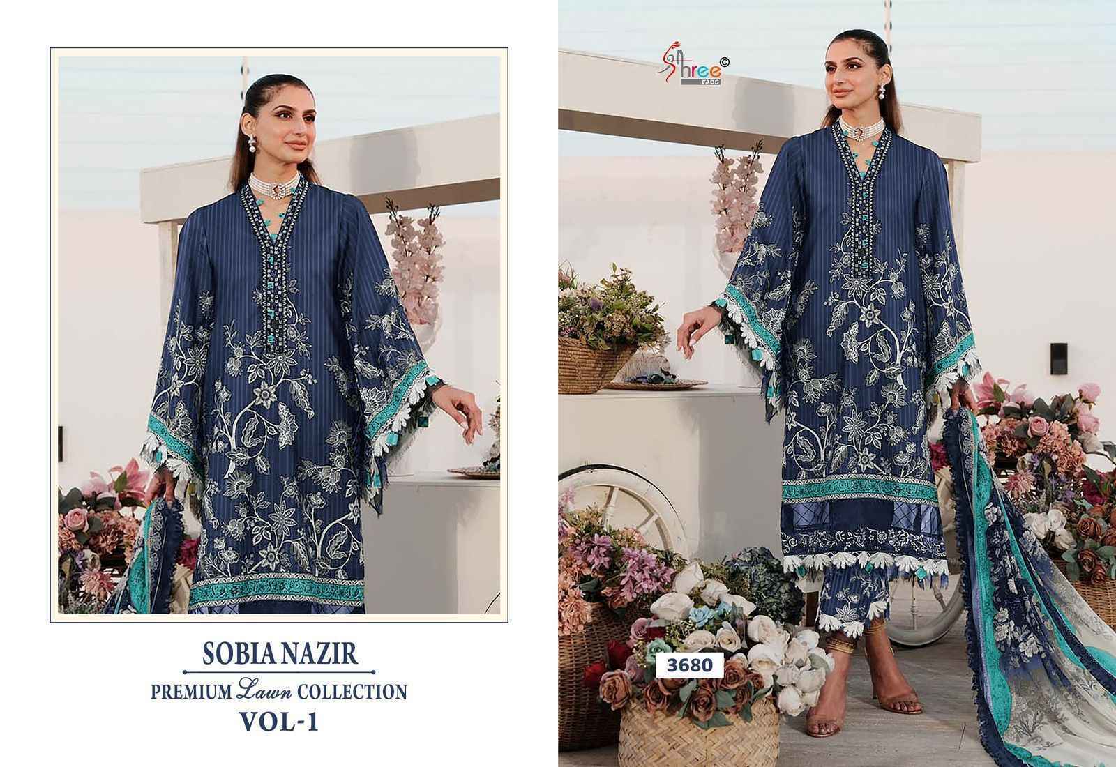 Shree Fabs Sobia Nazir Vol-1 Cotton Dress Material (6 pcs Catalogue)