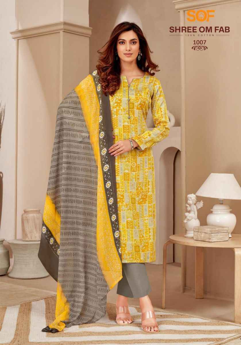 Shree Om Fab Nayraa Vol-1 Cotton Dress Material (10 pcs Catalogue)