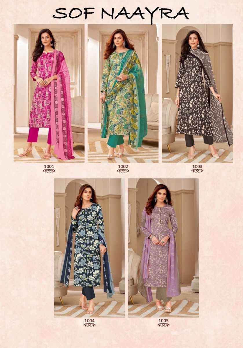 Shree Om Fab Nayraa Vol-1 Cotton Dress Material (10 pcs Catalogue)