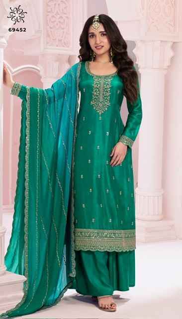 Vinay Fashion Kuleesh Suhaag Silk Georgette Dress Material 4 pcs Catalogue