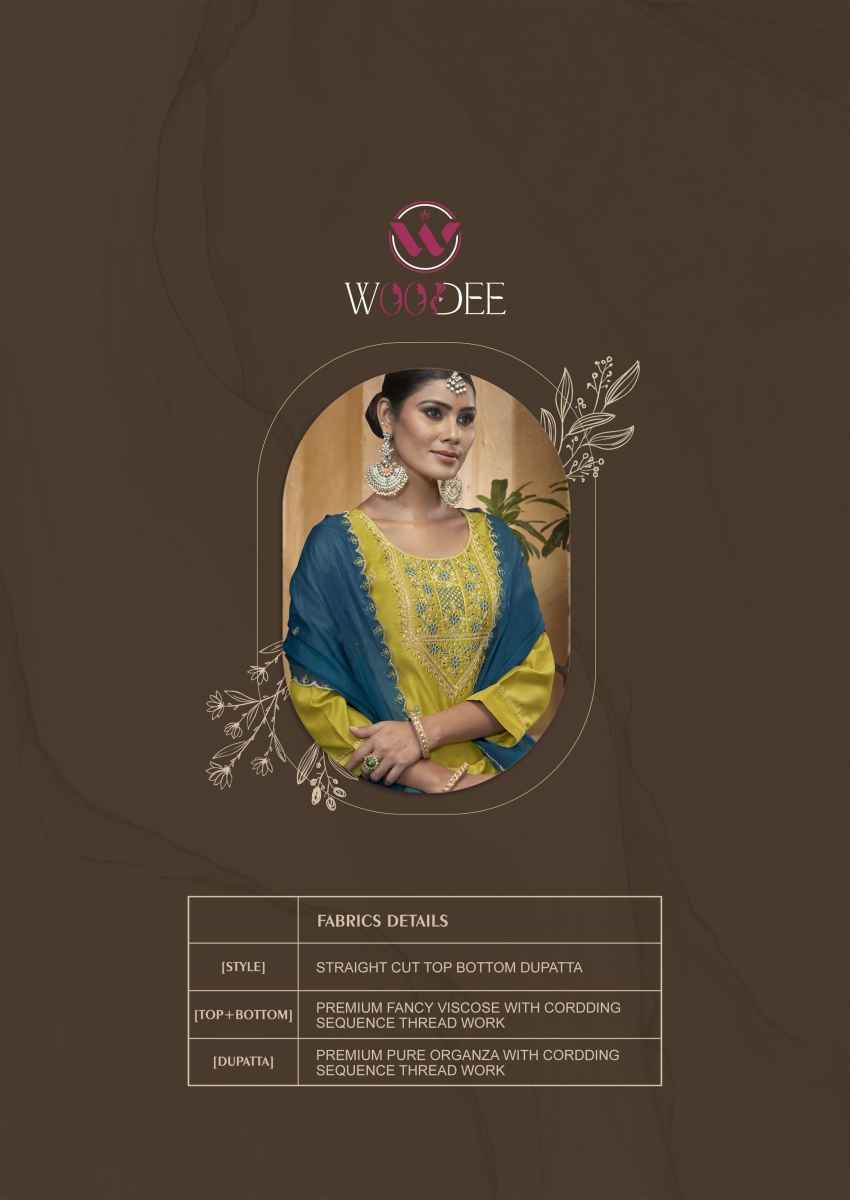 Woodee Albeli Viscose Silk Readymade Suit (6 pcs atalogue)