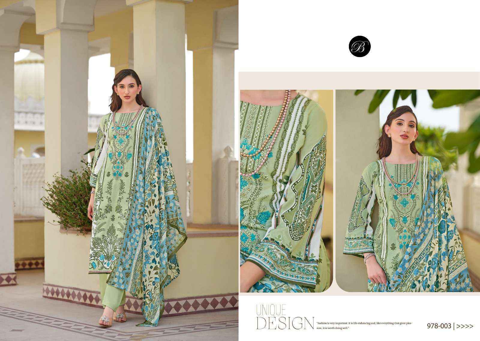 Belliza Naira Vol-76 Cotton Dress Material (8 pcs Cataloge)