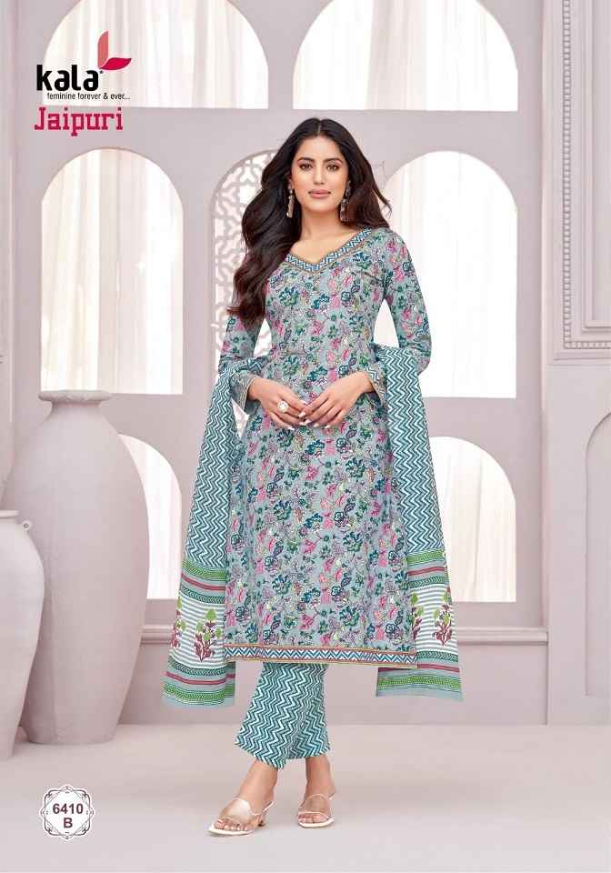 Kala Jaipuri Vol-6 Cotton Dress Material (12 Pc Catalog)