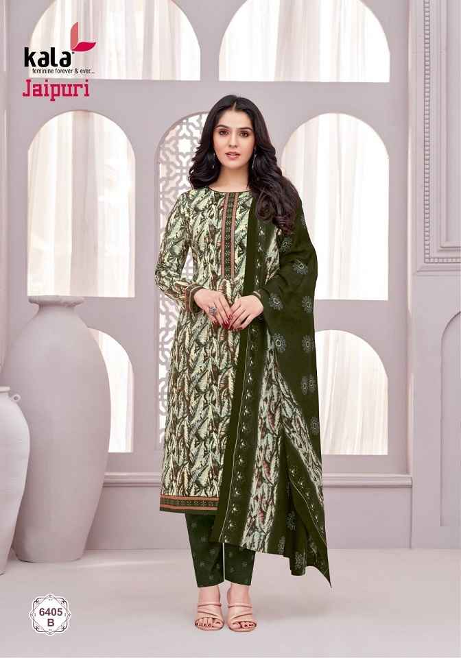 Kala Jaipuri Vol-6 Cotton Dress Material (12 Pc Catalog)