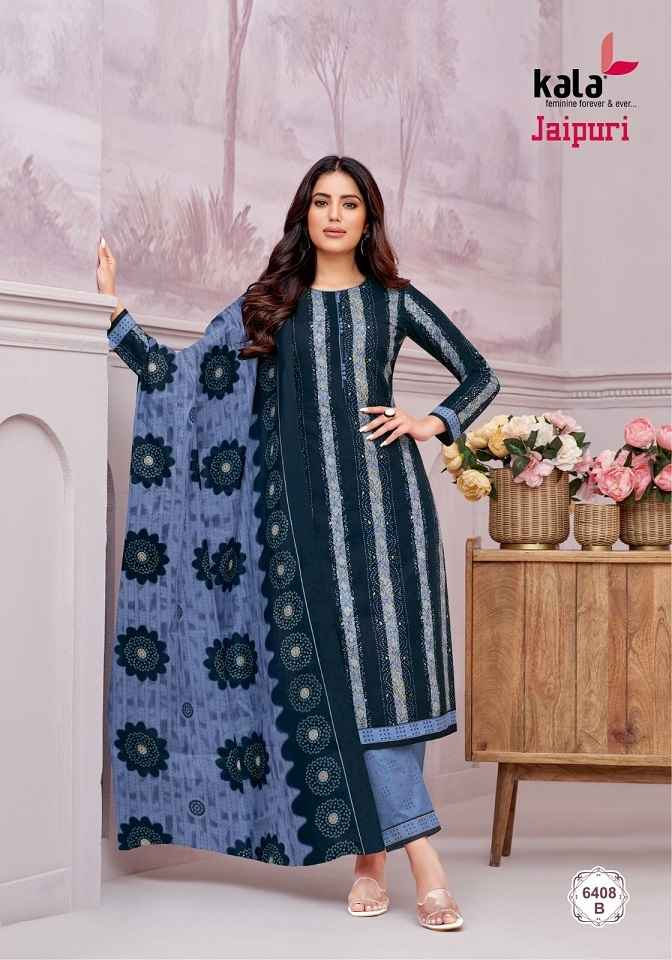 Kala Jaipuri Vol-6 Cotton Dress Material (12 Pc Catalog)