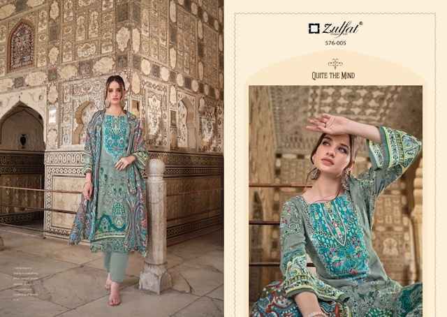 Zulfat Gulrez Vol-4 Cotton Dress Material (8 Pc Catalog)