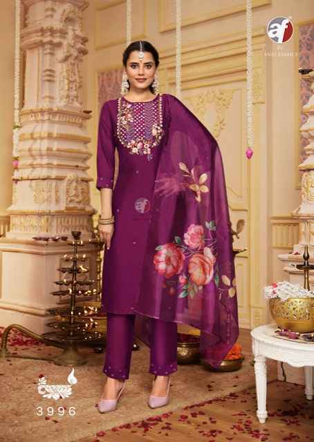 Anju Fab Sangeet Vol-6 Pure Viscose Readymade Suit (6 Pc Catalog)