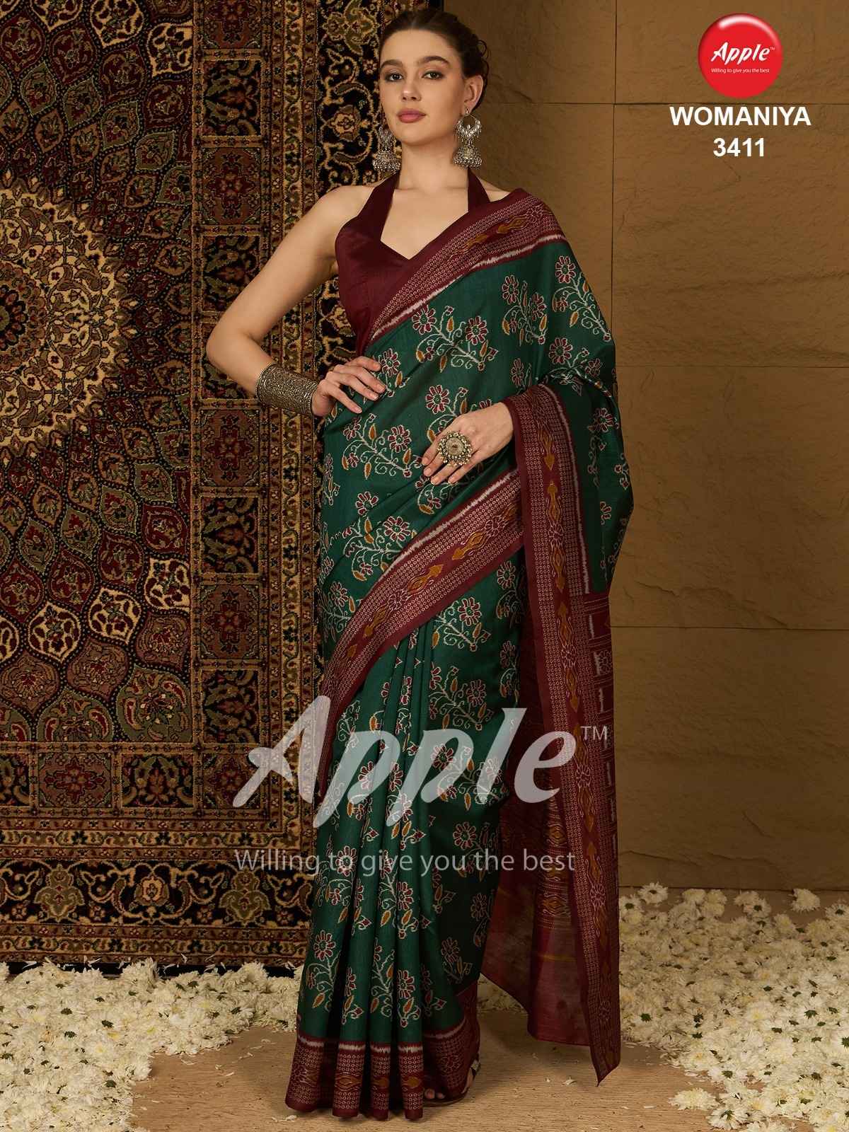 Apple Womaniya Vol-34 Bhagalpuri Saree (12 Pc Catalog)