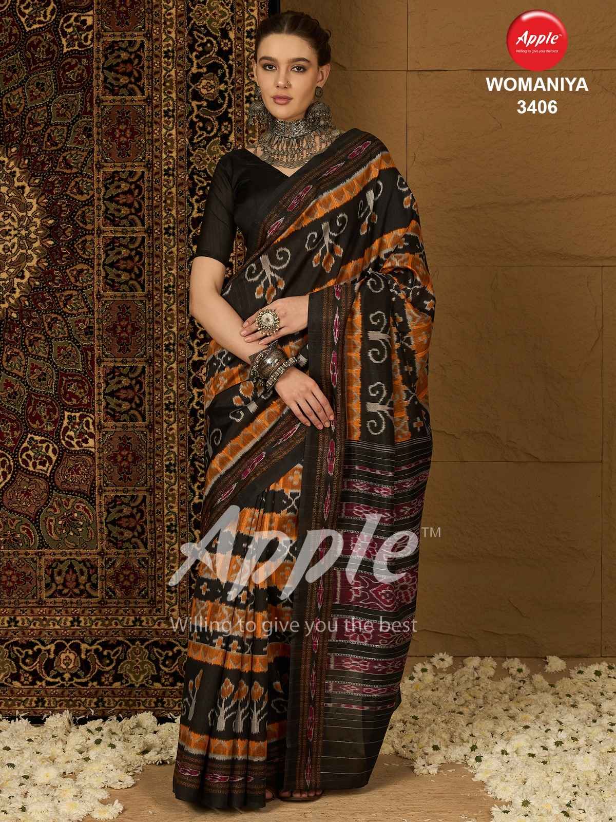 Apple Womaniya Vol-34 Bhagalpuri Saree (12 Pc Catalog)