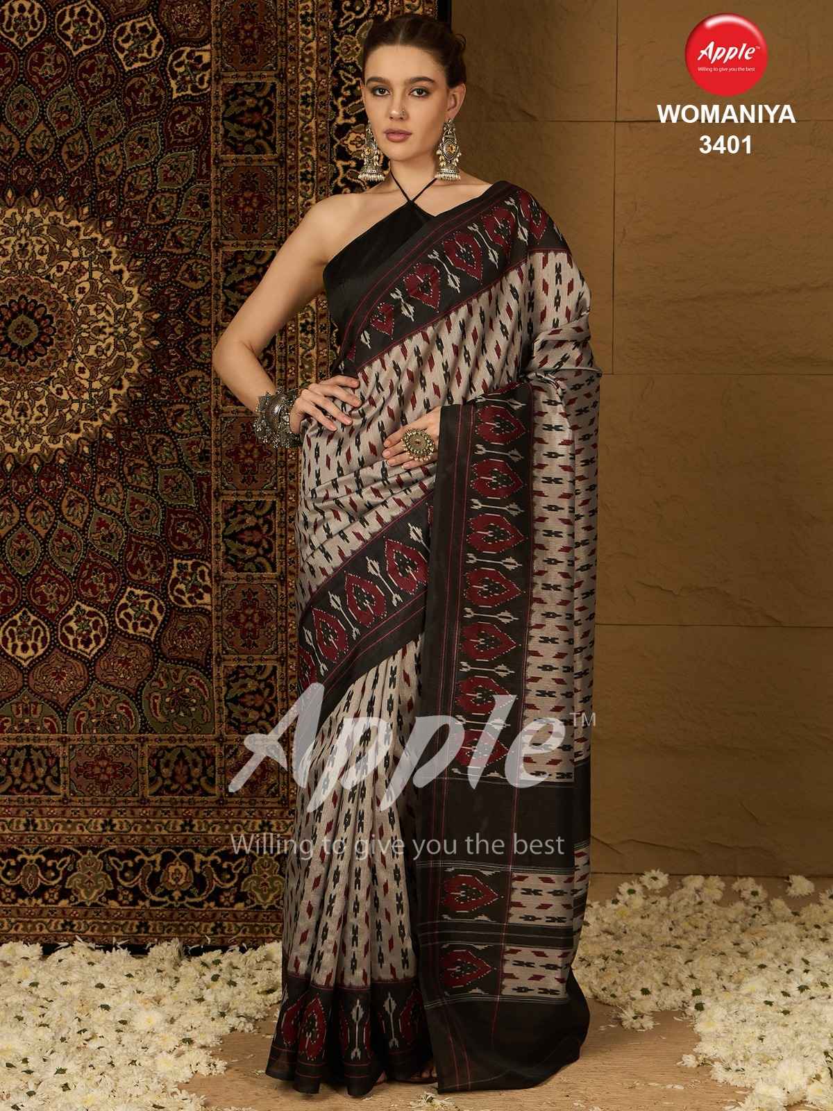 Apple Womaniya Vol-34 Bhagalpuri Saree (12 Pc Catalog)