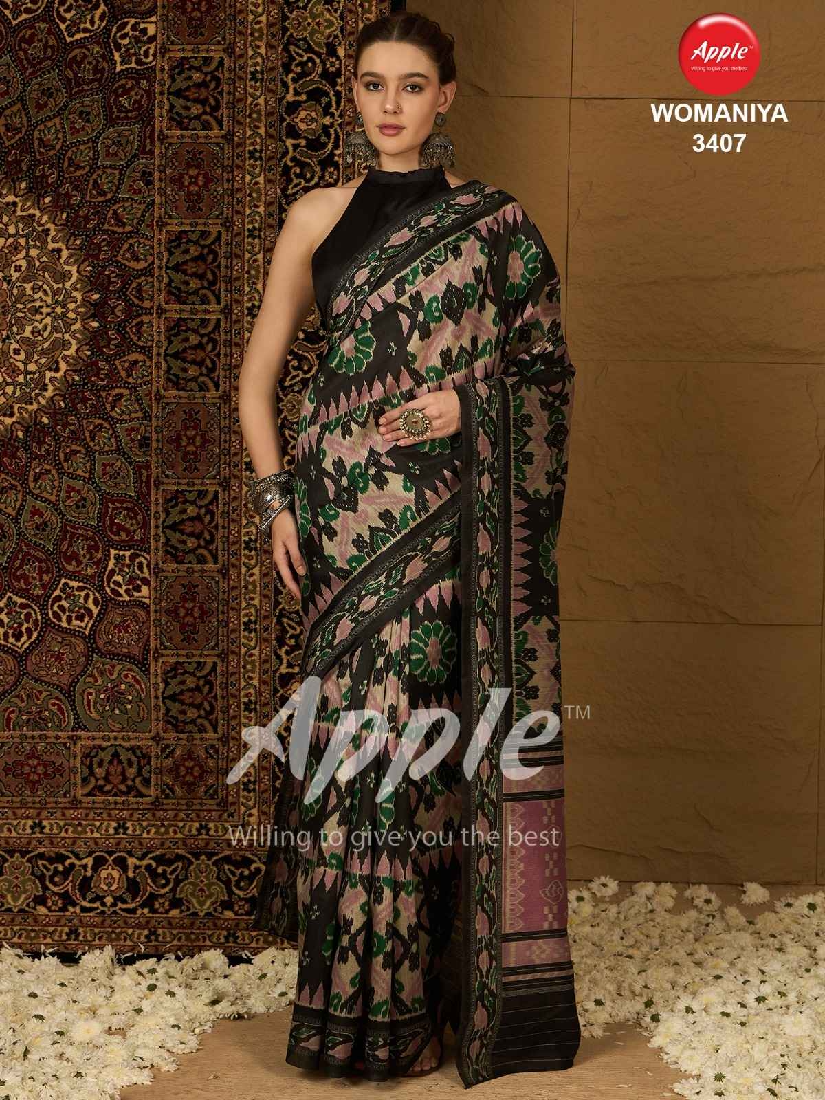 Apple Womaniya Vol-34 Bhagalpuri Saree (12 Pc Catalog)