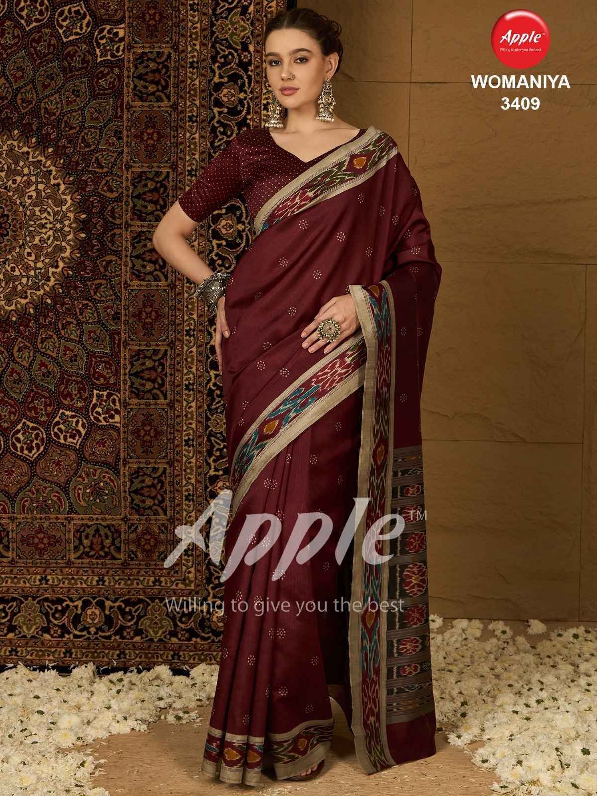 Apple Womaniya Vol-34 Bhagalpuri Saree (12 Pc Catalog)