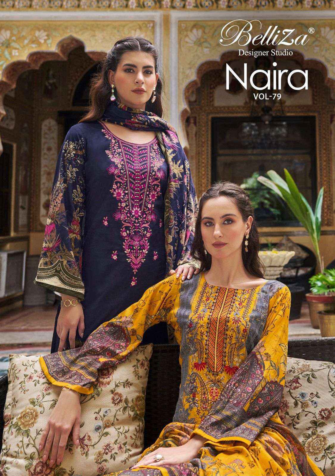 Belliza Naira Vol-79 Cotton Dress Material (8 pcs Cataloge)