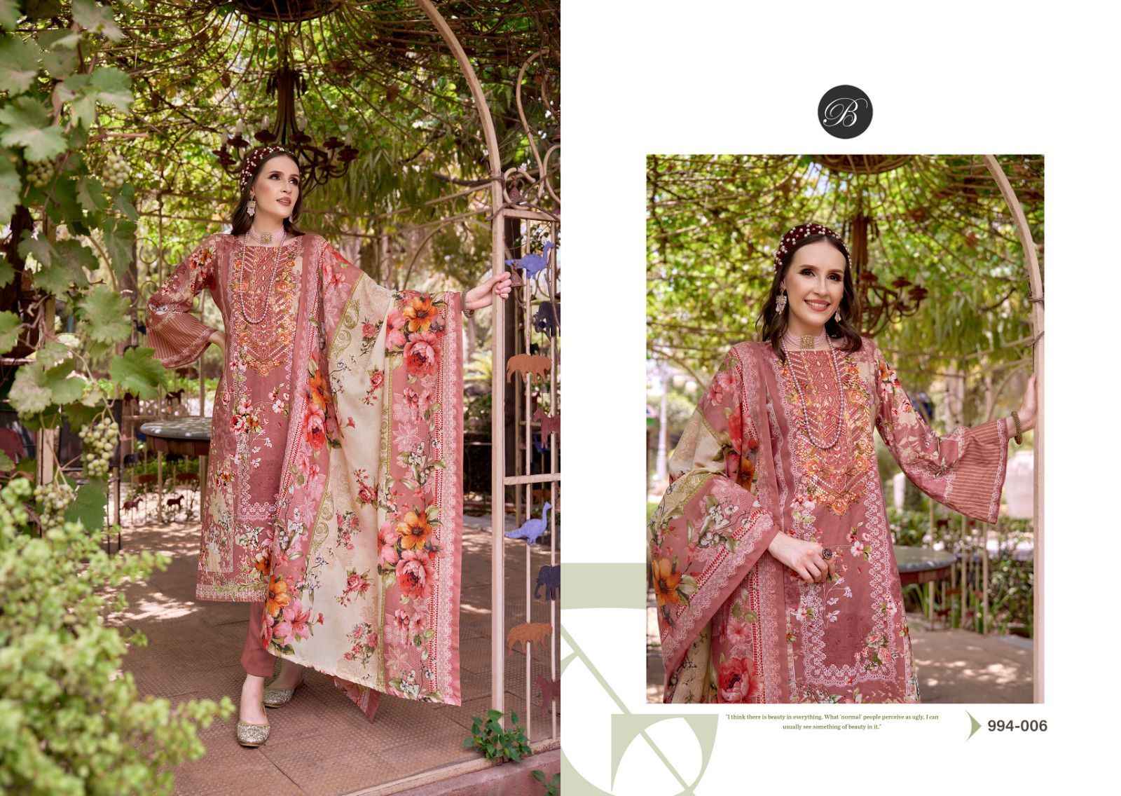 Belliza Naira Vol-80 Cotton Dress Material (8 pcs Cataloge)