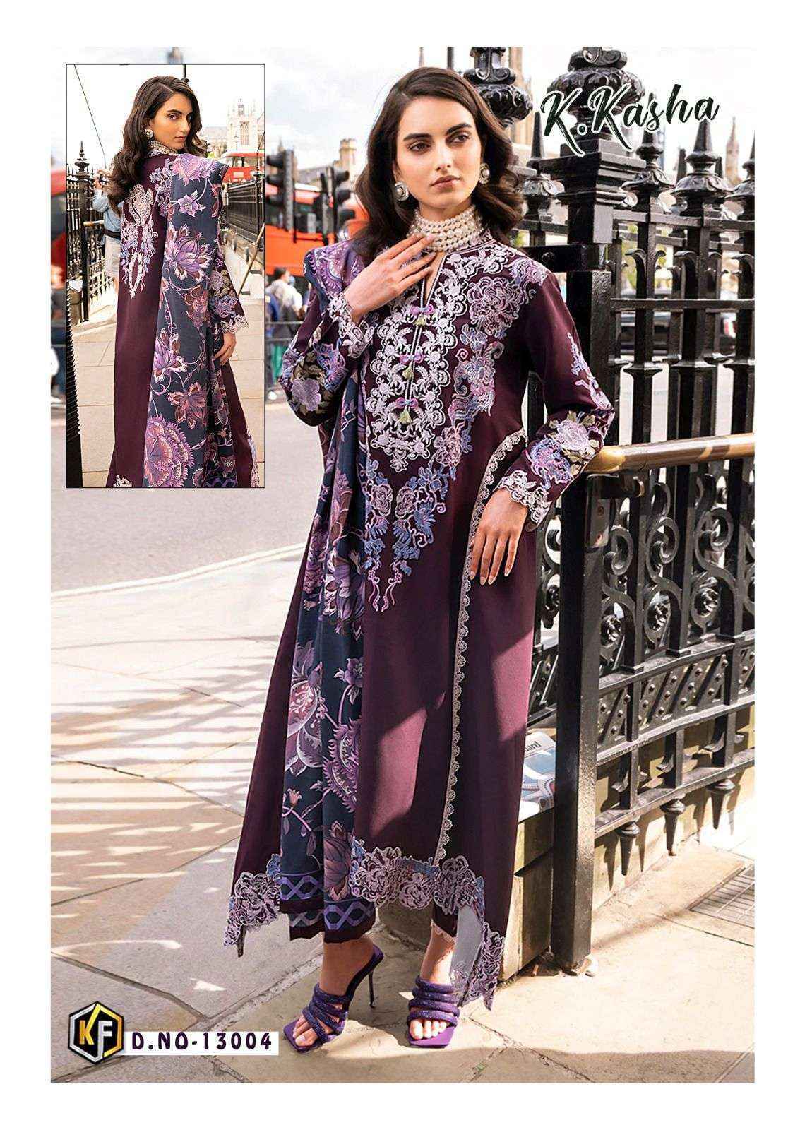 Keval Fab K Kasha Vol 13 Cotton Dress Material 6 pc Cataloge