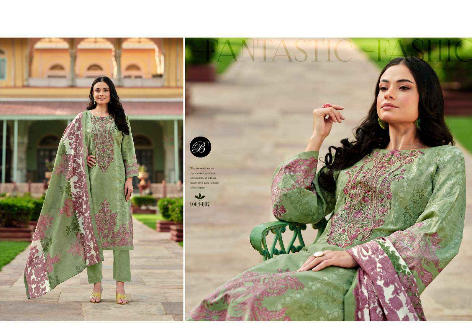 Belliza Naira Vol-83 Cotton Dress Material (8 pcs Cataloge)