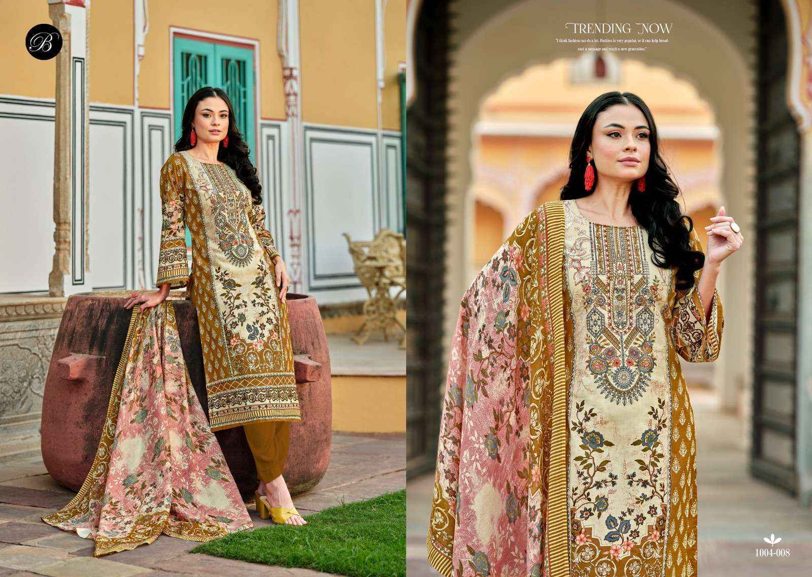 Belliza Naira Vol-83 Cotton Dress Material (8 pcs Cataloge)