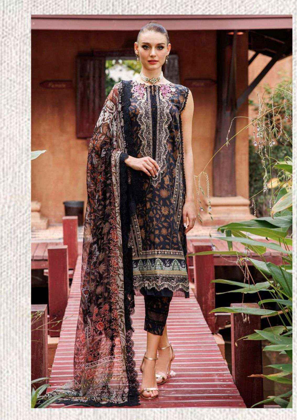 Jade Crimson Exclusive Heavy Lawn Collection Vol-12 Cotton Dress Material (6 pc Cataloge)