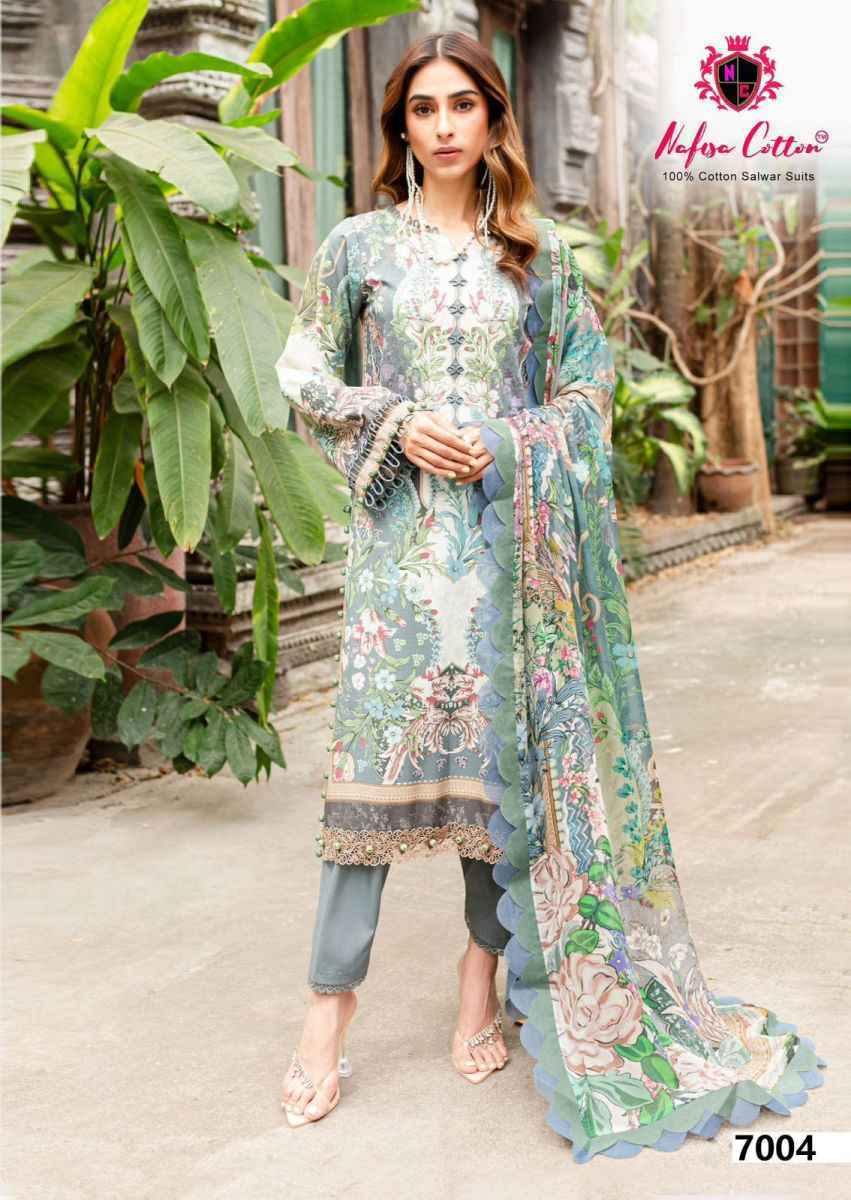 Nafisa Cotton Esra Karachi Vol-7 Cotton Dress Material (6 Pc Catalog)