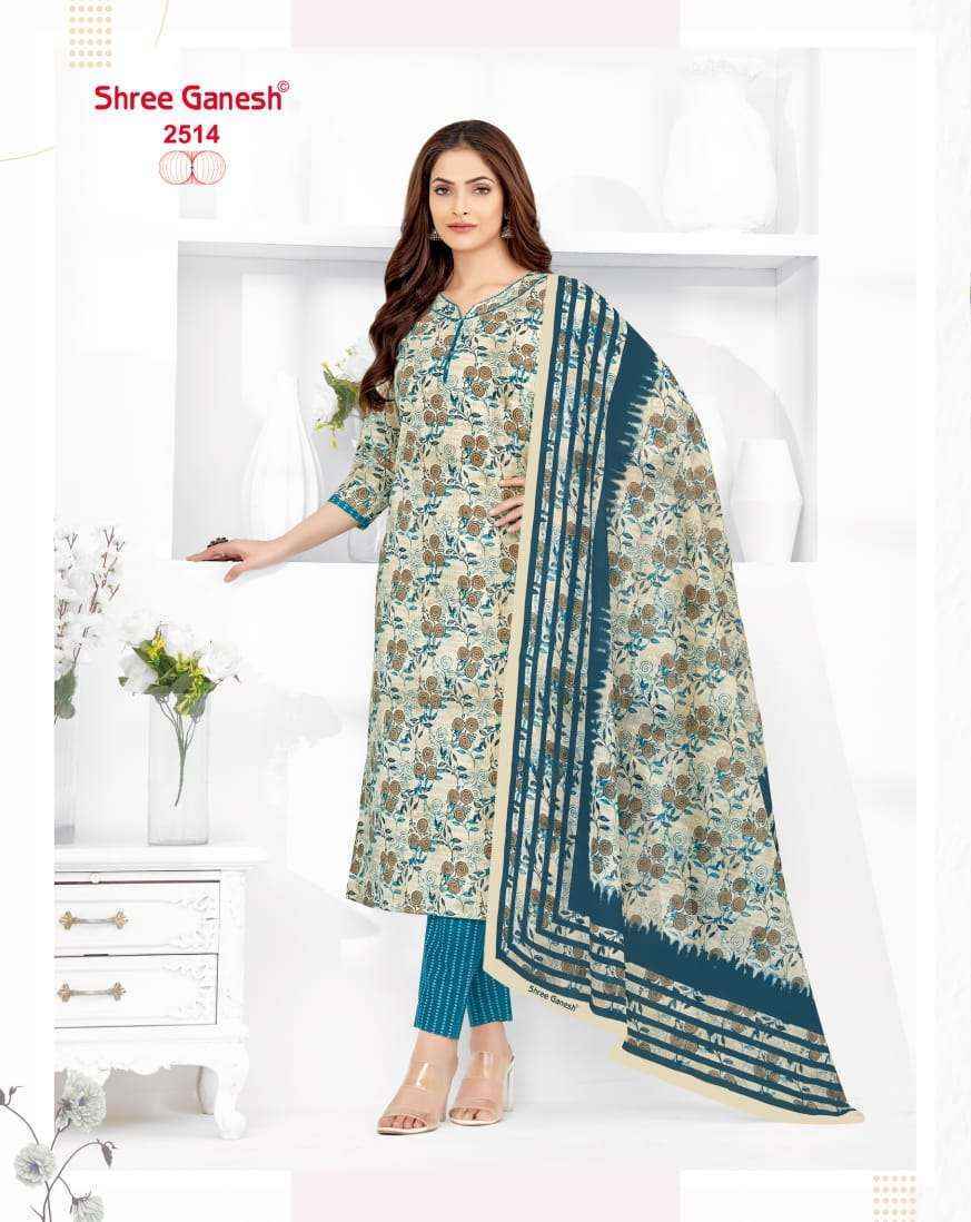 Shree Ganesh Samaiyra Vol-15 Cotton Dress Material ( 20 pcs catalog )