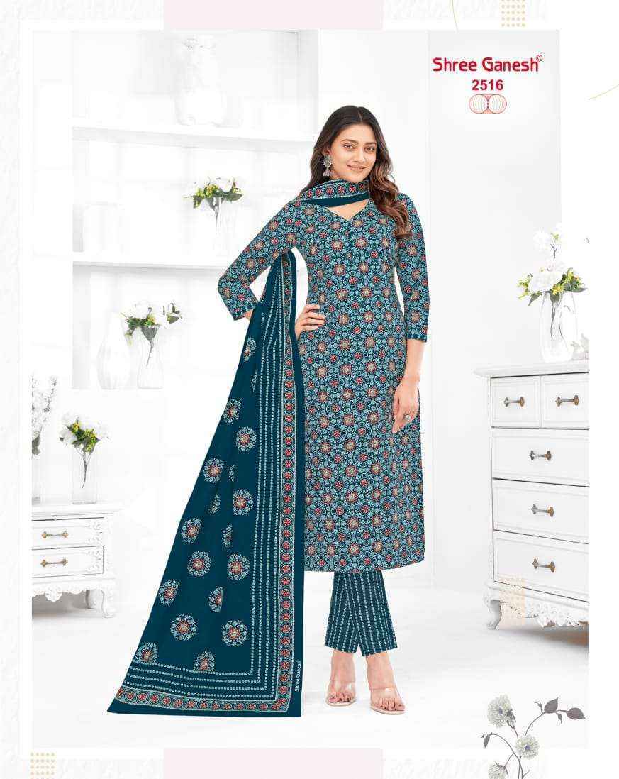 Shree Ganesh Samaiyra Vol-15 Cotton Dress Material ( 20 pcs catalog )