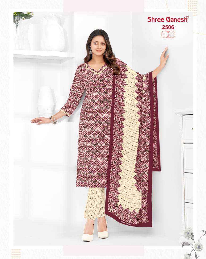 Shree Ganesh Samaiyra Vol-15 Cotton Dress Material ( 20 pcs catalog )