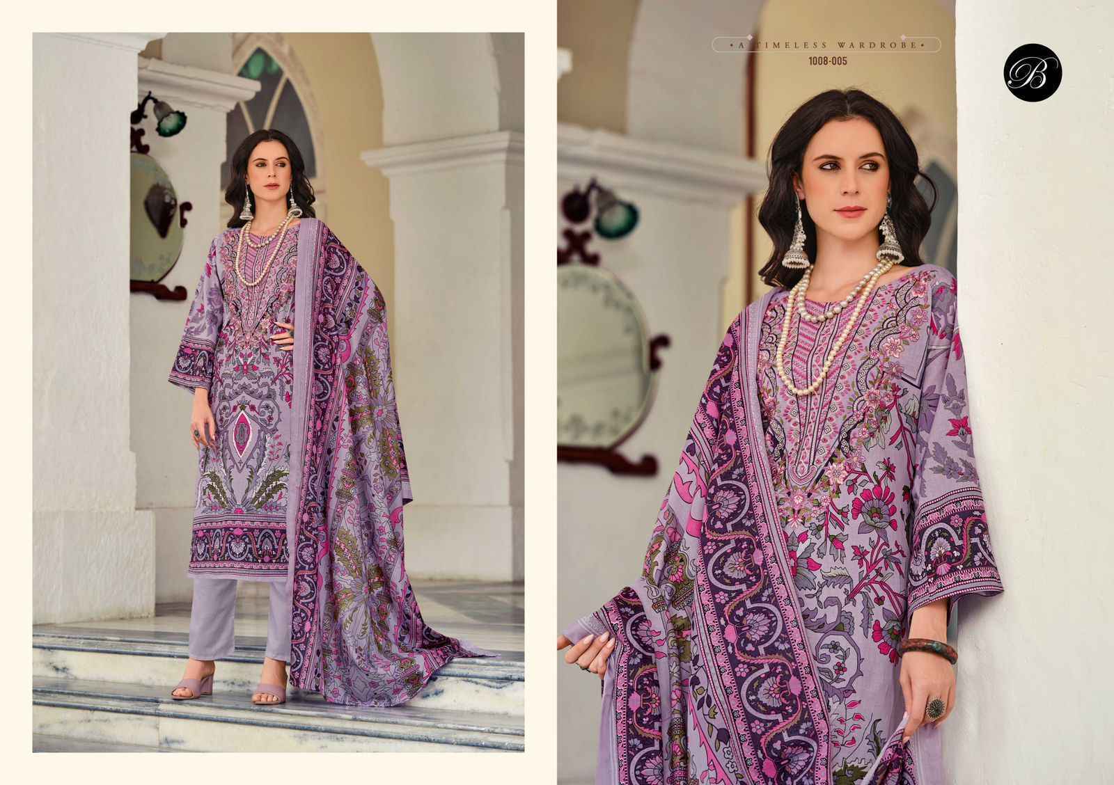 Belliza Naira Vol-84 Cotton Dress Material (8 pcs Cataloge)