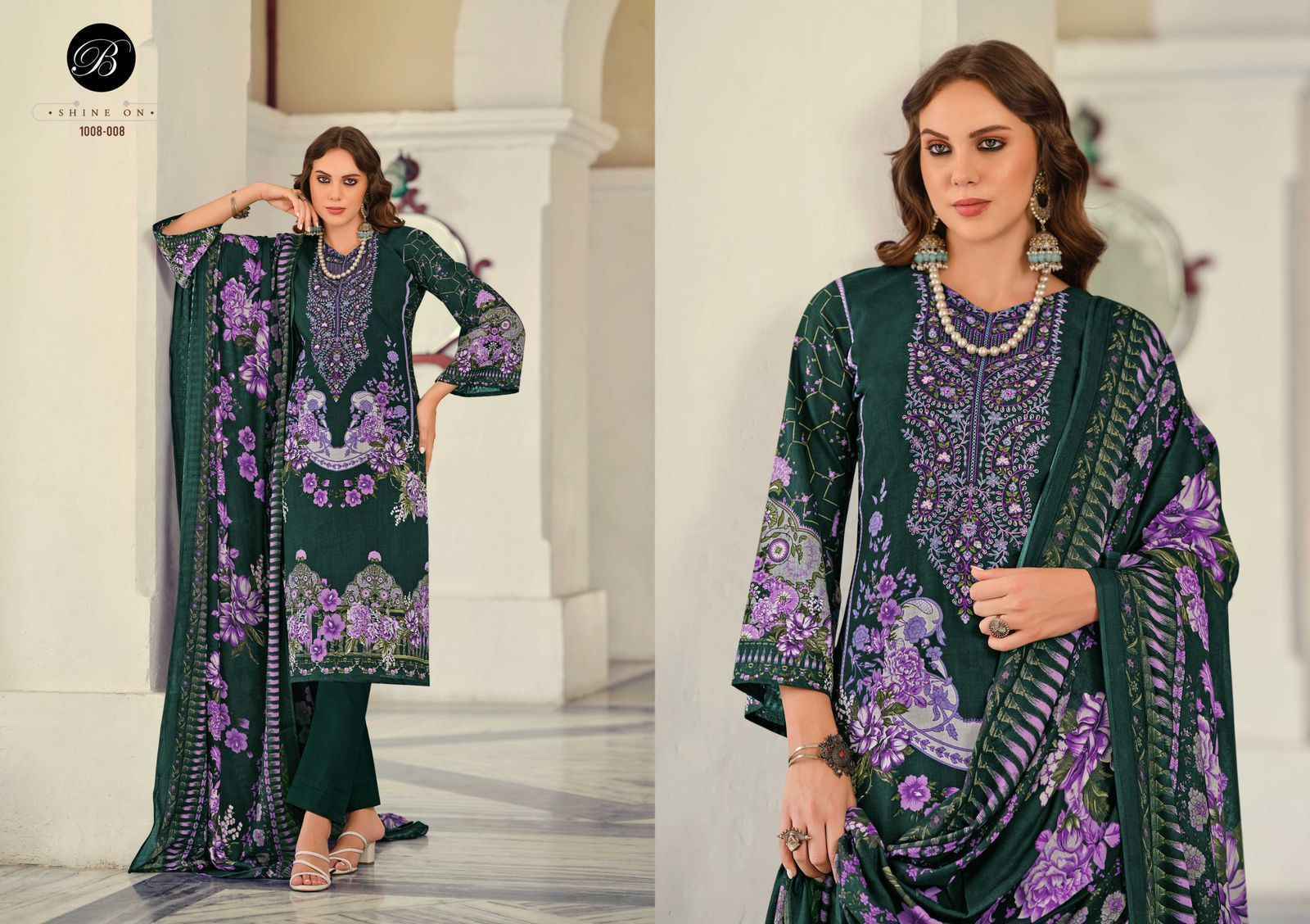 Belliza Naira Vol-84 Cotton Dress Material (8 pcs Cataloge)