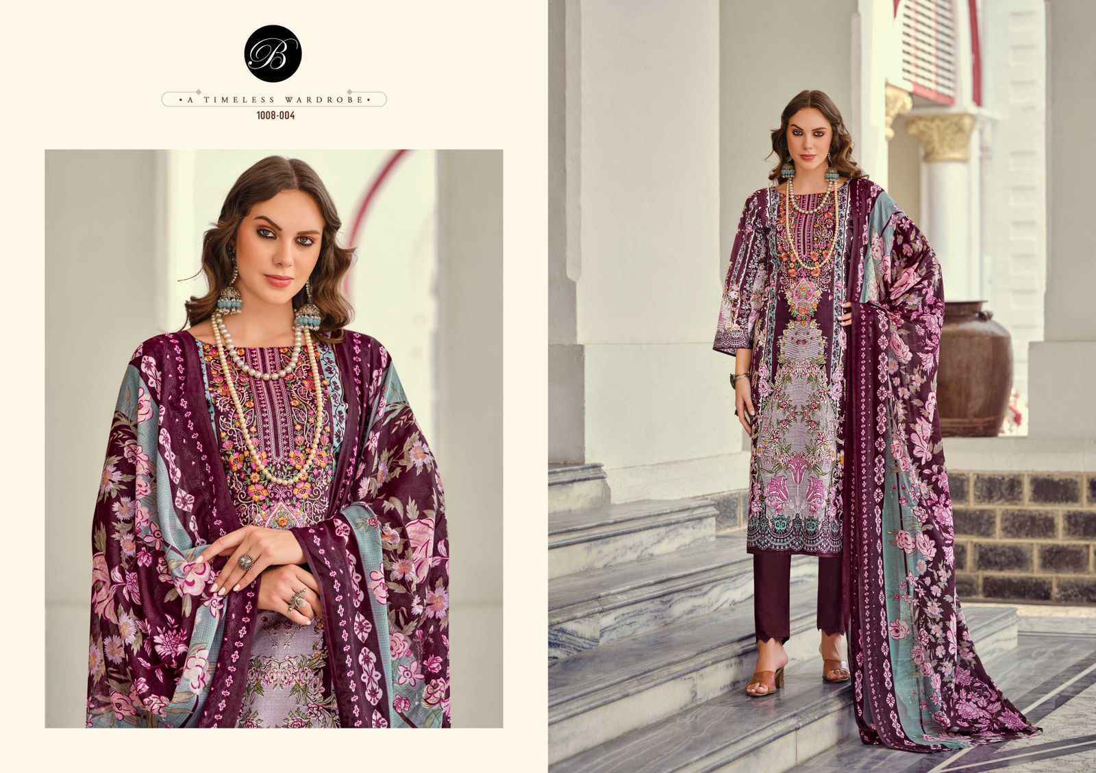 Belliza Naira Vol-84 Cotton Dress Material (8 pcs Cataloge)