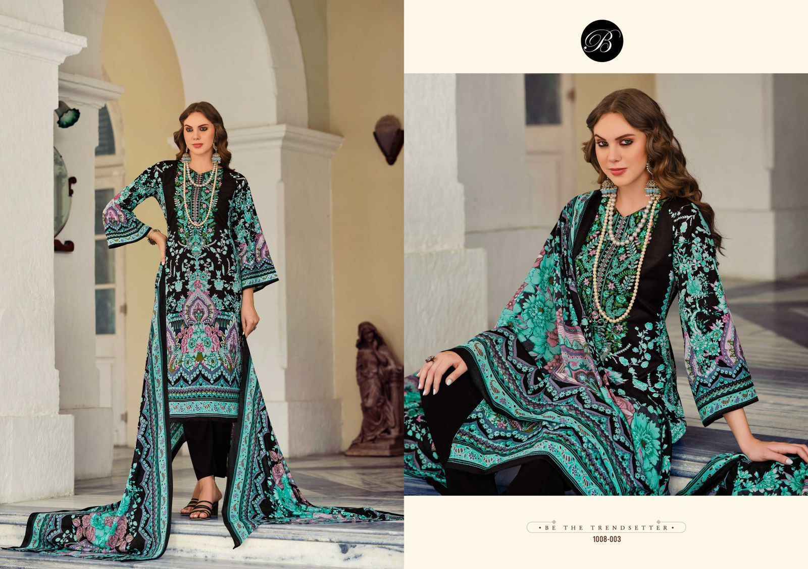 Belliza Naira Vol-84 Cotton Dress Material (8 pcs Cataloge)