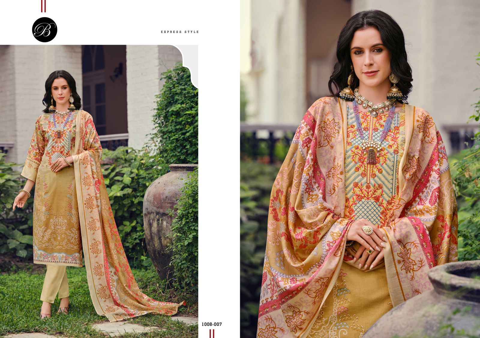 Belliza Naira Vol-85 Cotton Dress Material (8 pcs Cataloge)