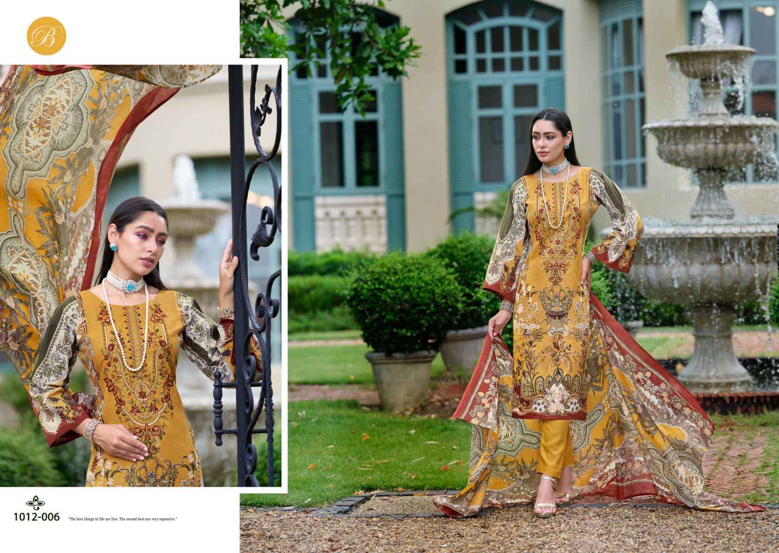 Belliza Naira Vol-86 Cotton Dress Material (8 pcs Cataloge)