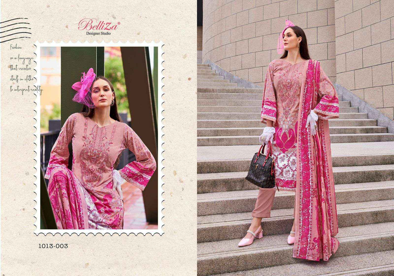 Belliza Naira Vol-87 Cotton Dress Material (8 pcs Cataloge)