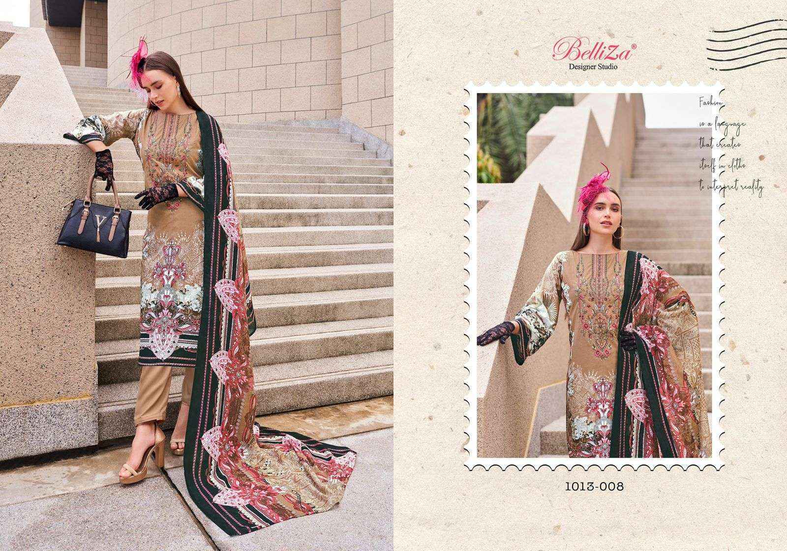 Belliza Naira Vol-87 Cotton Dress Material (8 pcs Cataloge)