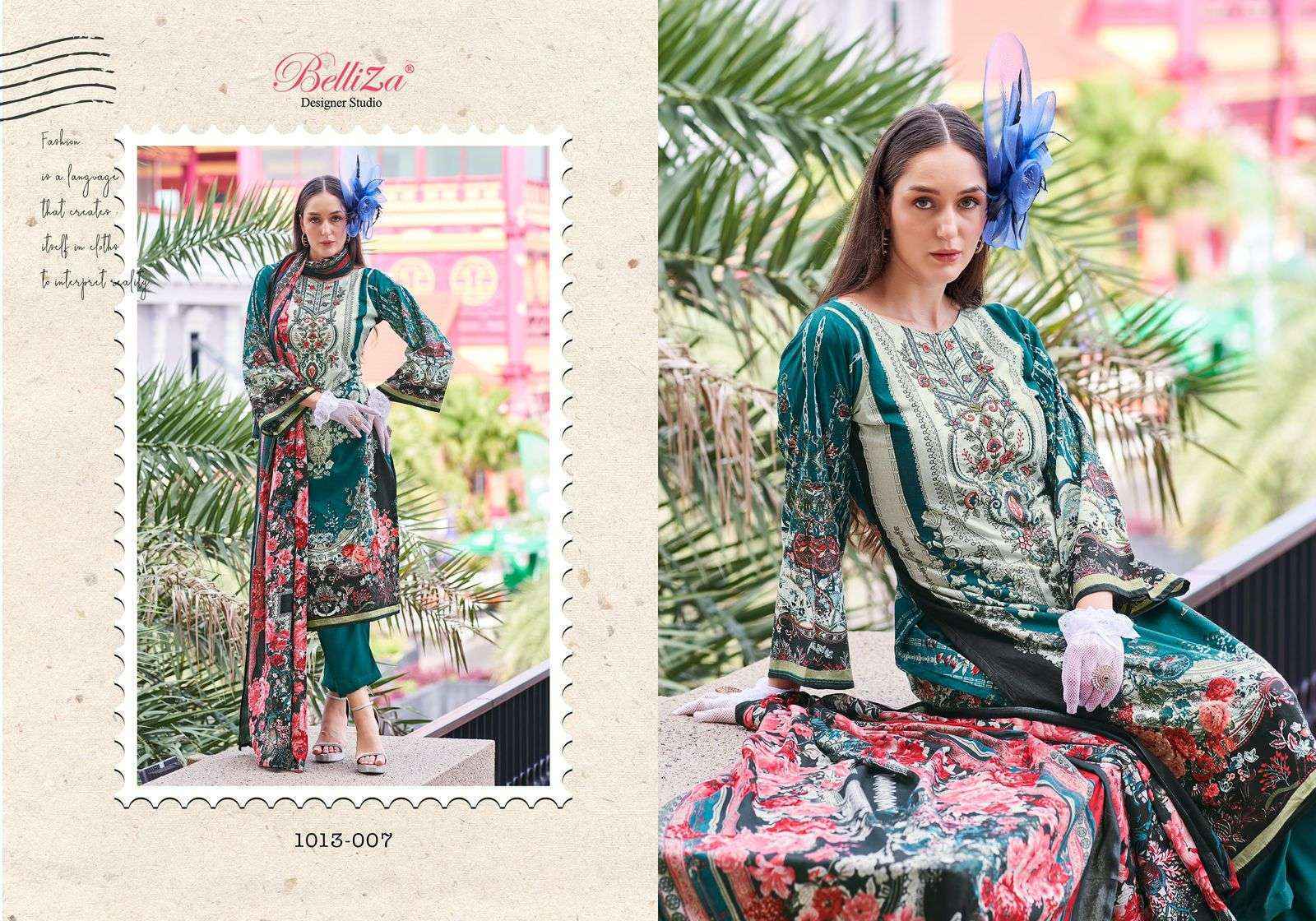 Belliza Naira Vol-87 Cotton Dress Material (8 pcs Cataloge)