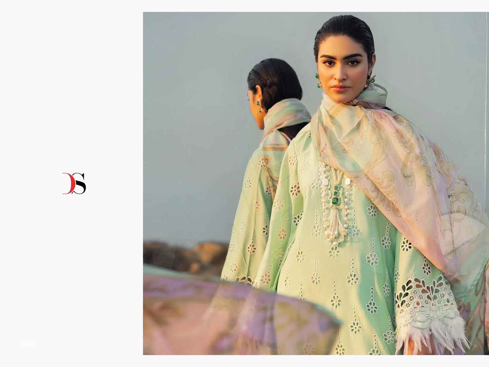 Deepsy Adan Libas Lawn Vol-25 Pure Cotton Dress Material (6 Pc Catalog)