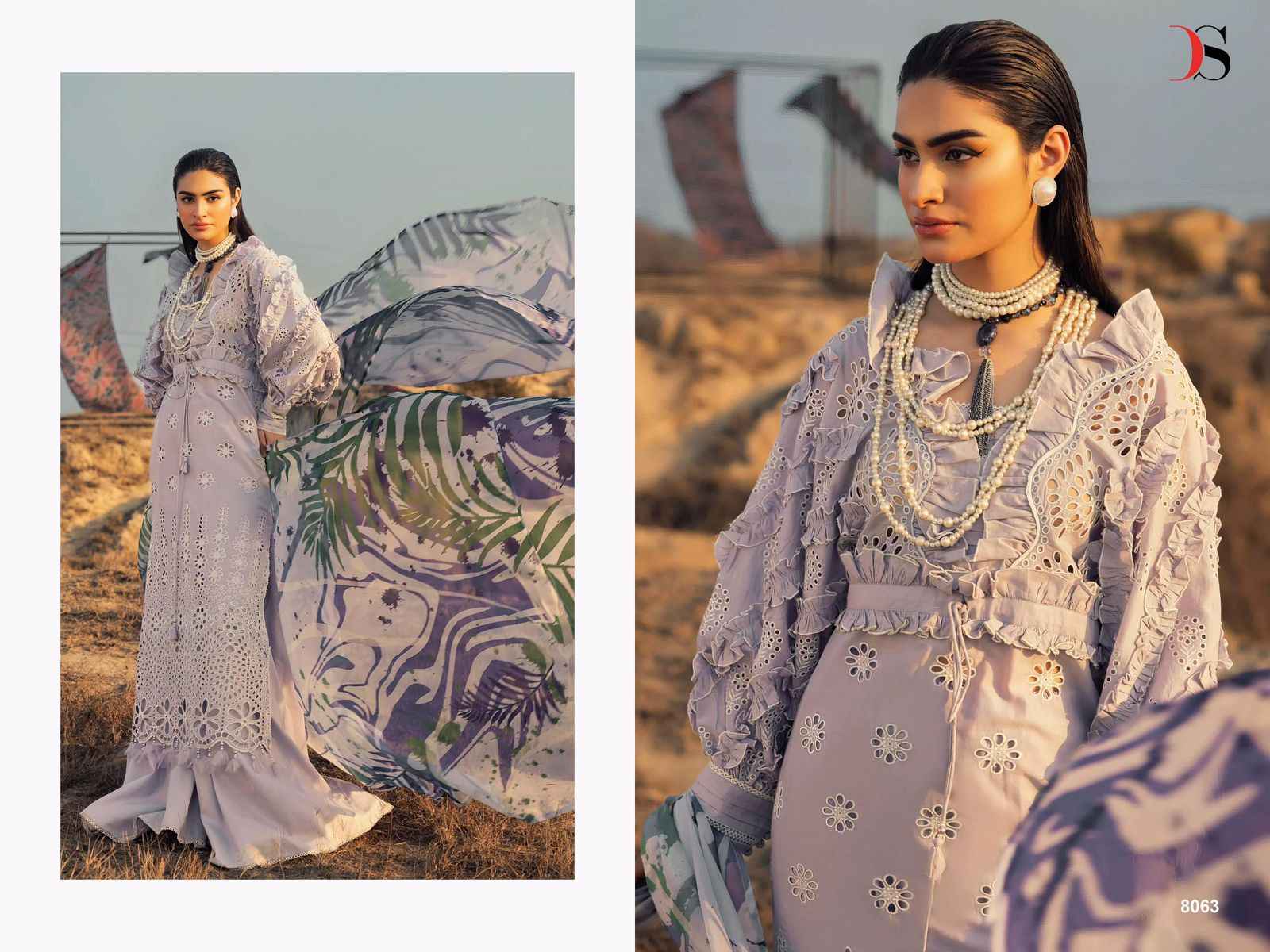 Deepsy Adan Libas Lawn Vol-25 Pure Cotton Dress Material (6 Pc Catalog)