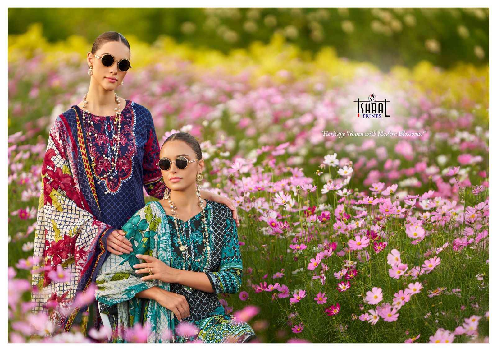 Ishaal Prints Gulmohar Vol-33 Lawn Dress Material (10 Pc Catalouge)