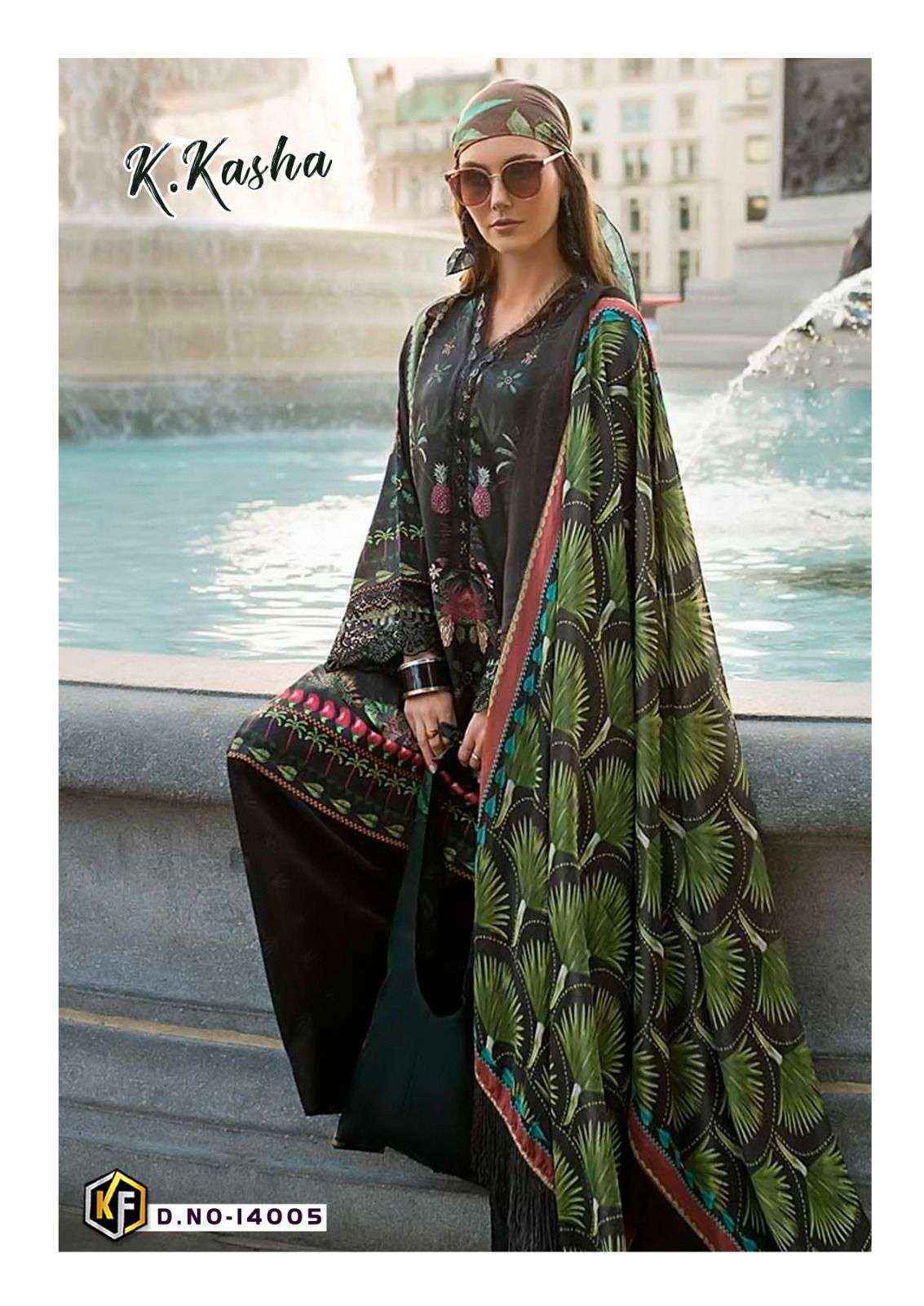 Keval Fab K Kasha Vol-14 Cotton Dress Material (6 pc Cataloge)