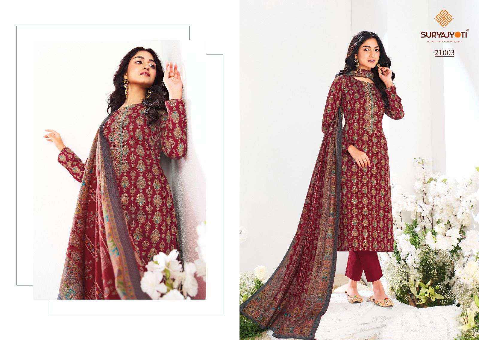 Suryajyoti Kalki Vol-21 Jam Satin Dress Material (8 Pc Catalouge)