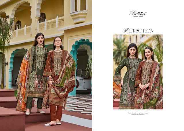 Belliza Naira Vol-90 Cotton Dress Material (8 pcs Cataloge)