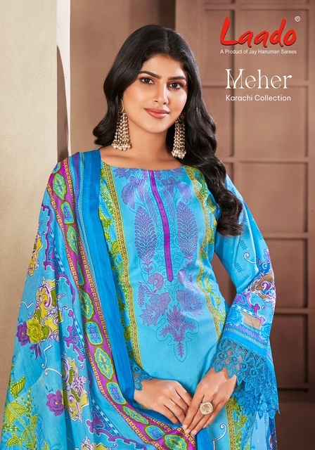 Laado Meher Vol-1 Pure Cotton Dress Material (06 Pc Catalog)