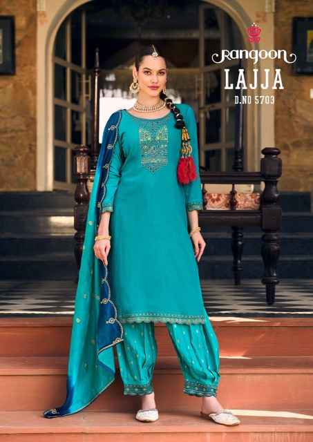 Rangoon Lajja Musline Readymade Dress (6 pcs Cataloge)