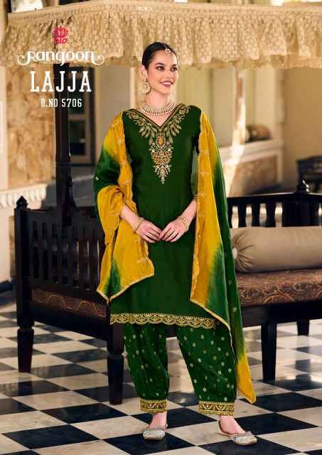 Rangoon Lajja Musline Readymade Dress (6 pcs Cataloge)