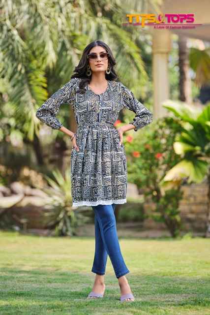 Tips & Tops Looks Vol-7 Rayon Kurti (6 Pc Catalog)