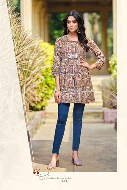 Tips & Tops Looks Vol-7 Rayon Kurti (6 Pc Catalog)