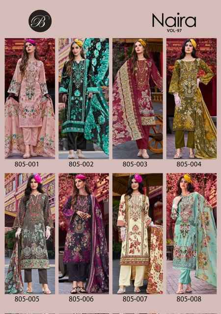 Belliza Naira Vol 97 Cotton Dress Material 8 pcs Cataloge