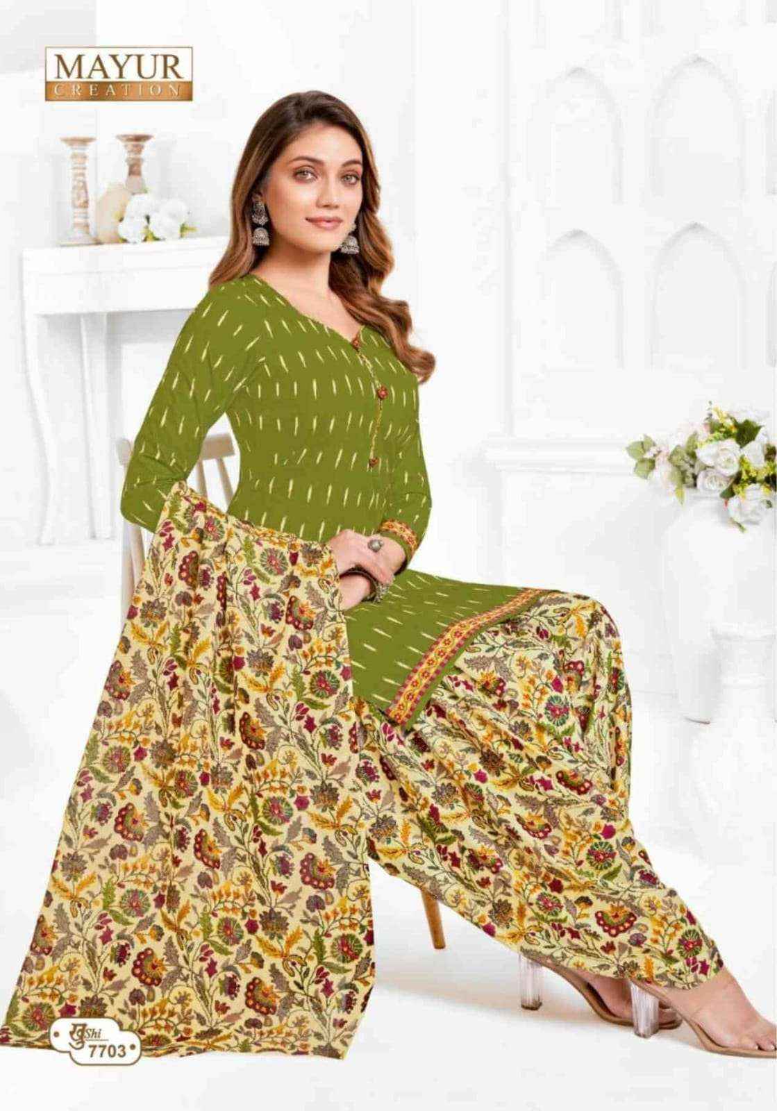 Mayur Khushi Vol-77 Cotton Dress Material (24 Pc Catalog)