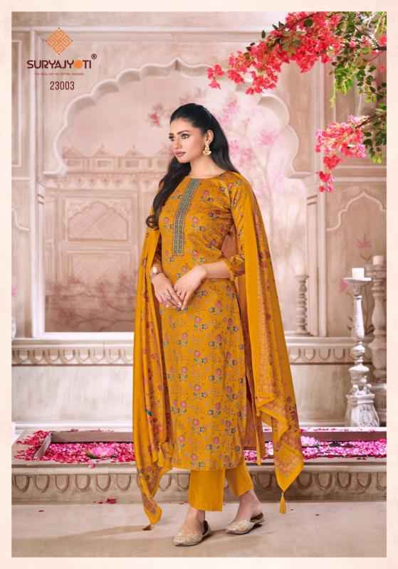 Suryajyoti Kalki Vol 23 Jam Satin Dress Material 8 Pc Catalouge